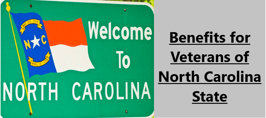 Benefits for Veterans of North Carolina State