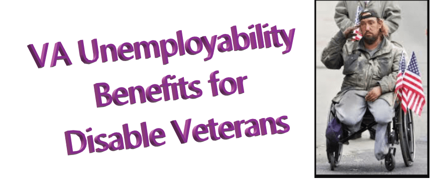 VA Unemployability Benefits for Disable Veterans