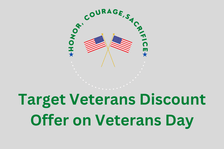 Target Veterans Discount Offer on Veterans Day
