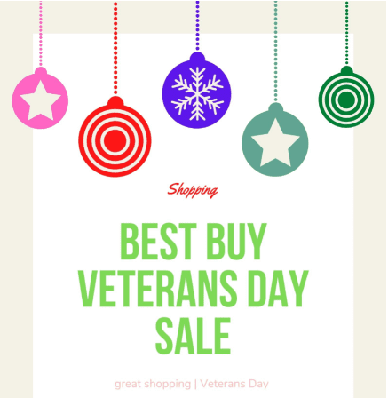 Best Buy Veterans Day Sale