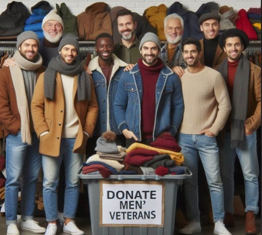 Donate Men Clothing for Veterans