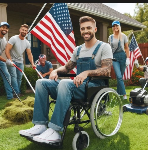 Free Lawn Care for Disabled Veterans